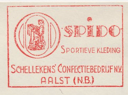 Meter Cover Netherlands 1957 Garment Company Spido - Sportswear - Aalst - Costumi