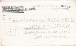 Kriegsgefangenenpost Flieger-Oberstabsingenieur 1946 Von Zedelgem Nach Ladekop - Courriers De Prisonniers