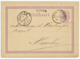 Naamstempel Borne 1877 - Lettres & Documents