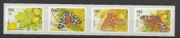 Ireland Mnh ** 1994 Butterfly Self Adhesive Set 8 Euros - Unused Stamps