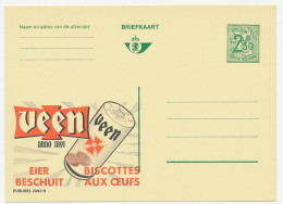 Publibel - Postal Stationery Belgium 1970 Egg Biscuit - Food