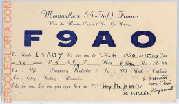 Ad9049 - FRANCE - RADIO FREQUENCY CARD   - 1950 - Radio