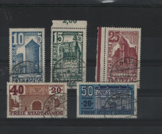 Danzig Michel Kat.Nr. Gest 262/266 - Used