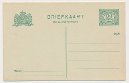 Briefkaart G. 81 I - Afzenderlijn En Adreslijn Niet Evenredig - Postal Stationery