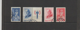 1943 N°568 à 571 Pour Le Secours National Oblitérés (lot 483) - Used Stamps