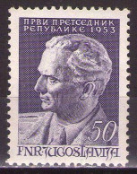 Yugoslavia 1953 - Marshal Josip Broz Tito - Mi 728 - MNH**VF - Neufs