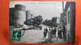 CPA (49) Angers. Le Boulevard Du Château. Débit De Tabac.  Animation  (7A.n°223) - Angers