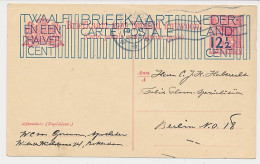 Briefkaart G. 204 A Rotterdam - Duitsland 1925 - Postwaardestukken