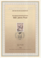 Germany Deutschland 1990-1 500 Jahre Post, Postverbindungen, European Postal Connections, Horse, Durer, Berlin - 1991-2000