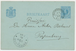 Kleinrondstempel Raamsdonk - Duitsland 1886 - Non Classés