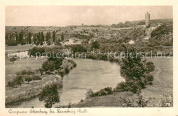 73753052 Naumburg  Saale Landschaftspanorama Saale Burgruine Schoenburg  - Naumburg (Saale)