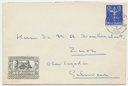 Firma Envelop Leiden 1936 - Gevelsteen / Verspieders / Bijbel - Non Classés