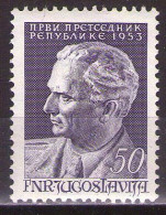 Yugoslavia 1953 - Marshal Josip Broz Tito - Mi 728 - MNH**VF - Ungebraucht