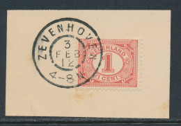 Grootrondstempel Zevenhoven 1912 - Poststempels/ Marcofilie