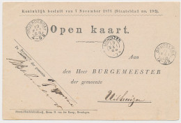 Kleinrondstempel Grijpskerk - Onderdendam - Uithuizen 1888 - Ohne Zuordnung