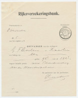 Overveen 1903 - Kwitantie Rijksverzekeringsbank - Zonder Classificatie