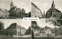 73753041 Bad Langensalza Marktkirche Rathaus Schwefelbad Klubhaus Bad Langensalz - Bad Langensalza