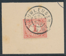 Grootrondstempel Nieuwleusen 1912 - Storia Postale