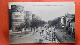 CPA (49) Angers. Le Boulevard Du Château.  Animation  (7A.n°225) - Angers
