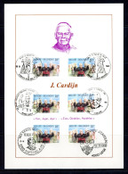 BE   2068   ---   Feuillet  --  Cardinal Joseph Cardijn  --  Obl  1er Jour - 1981-1990