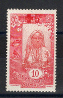 Cote Des Somalis - YV 100 N* MH , Croix Rouge Cote 17 Euros - Unused Stamps