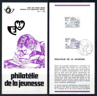 BE   1912   ---   Feuillet De La Poste : Philatélie De La Jeunesse  --  Obl  1er Jour Spa - Dépliants De La Poste