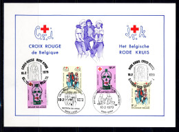 BE   1921 - 1922   ---   Feuillet  --  Croix Rouge De Belgique  --  Obl  1er Jour - 1971-1980