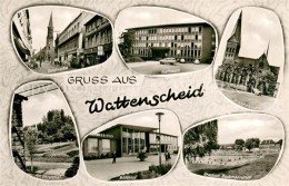 73752808 Wattenscheid Rathaus Ehrenmal Bahnhof Wattenscheid - Bochum