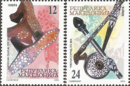 Macedonia 2006 Ancient Crafts Set Of 2 Stamps MNH - North Macedonia