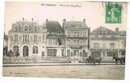36  ARGENTON PLACE DE LA REPUBLIQUE  1923 - Chateauroux