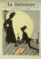 La Caricature 1885 N°293 Paris En Noir Profils Nocturnes Sorel - Riviste - Ante 1900