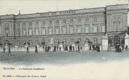 BRUXELLES : - Le Palais Des Académies. Animée Et Colorisée. - Bauwerke, Gebäude