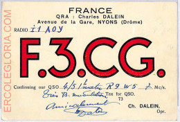 Ad9054 - FRANCE - RADIO FREQUENCY CARD   - 1950's - Radio