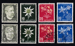 */O. PRO/J.1944 SERIE TIMBRES NEUFS & OBLITERES S/GOMME C/S.B.K. Nr:J109/12. Y&TELLIER Nr:399/02. MICHEL Nr:439/42. */O. - Ongebruikt