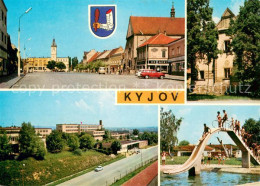 73752660 Kyjov CZ Gottwaldovo Namesti Muzeum Nemocnice Koupaliste  - Tschechische Republik