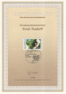 Germany Deutschland 1990-3 Ernst Rudorff, German Composer, Music Musik, Founder Of Nature Protection Movement, Berlin - 1991-2000