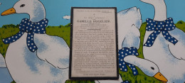 Camille Hugelier Geb. Gullegem 6/11/1875 - Getr. E. Beernaert- Gest.Gullegem 9/08/1906 - Images Religieuses