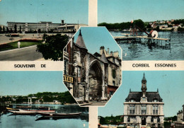 Corbeil-Essonnes - Lycée, Piscine, Seine, Mairie Et Porte Saint-Spire - Corbeil Essonnes