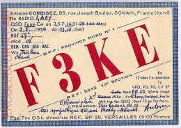 Ad9056 - FRANCE - RADIO FREQUENCY CARD   - 1954 - Radio