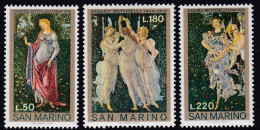 Botticelli Paintings - 1972 - Unused Stamps