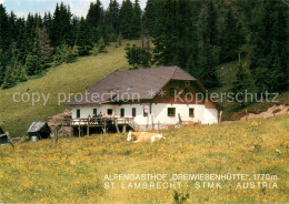 73752616 Lambrecht Steiermark Sankt Alpengasthof Dreiwiesenhuette Aussenansicht  - Andere & Zonder Classificatie