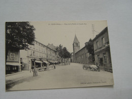 RHONE-COURS-37-PLACE DE LA MAIRIE ET GRANDE RUE ANIMEE - Cours-la-Ville