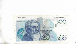 Billet De 500 Francs - Andere & Zonder Classificatie