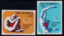 World Heart Month - 1972 - Unused Stamps
