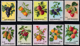 Fruits - 1973 - Unused Stamps