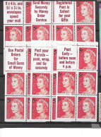 Australia 6 Different Advertising Blocks From Booklets Mnh ** 30 Euros 1967 - Postzegelboekjes