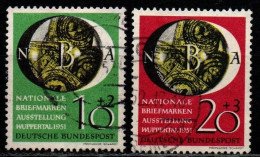 Deutschland Bund 1951 - Mi.Nr. 141 - 142 - Gestempelt Used - Usati