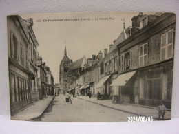 CHATEAUNEUF SUR LOIRE (Loiret) LA GRANDE RUE N°502 - Andere & Zonder Classificatie