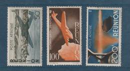 Réunion - Poste Aérienne - YT N° 42 à 44 ** - Neuf Sans Charnière - 1947 - Aéreo