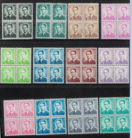 ROI BAUDOUIN  ** / MNH  LOT En Bloc De 4  à   9,39 - Unused Stamps